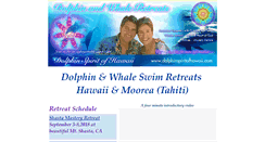 Desktop Screenshot of htwww.dolphinspiritofhawaii.com